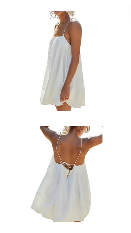 Ciara Miller's White Mini Dress