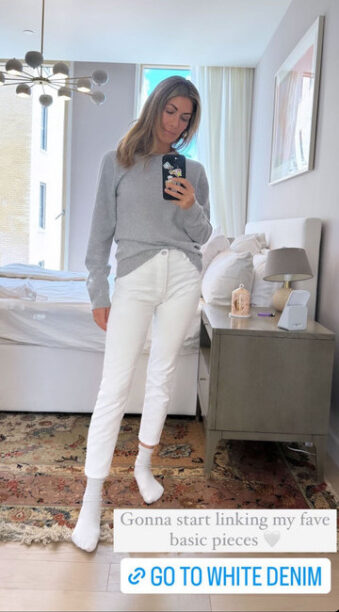 Erin Lichy's White Jeans