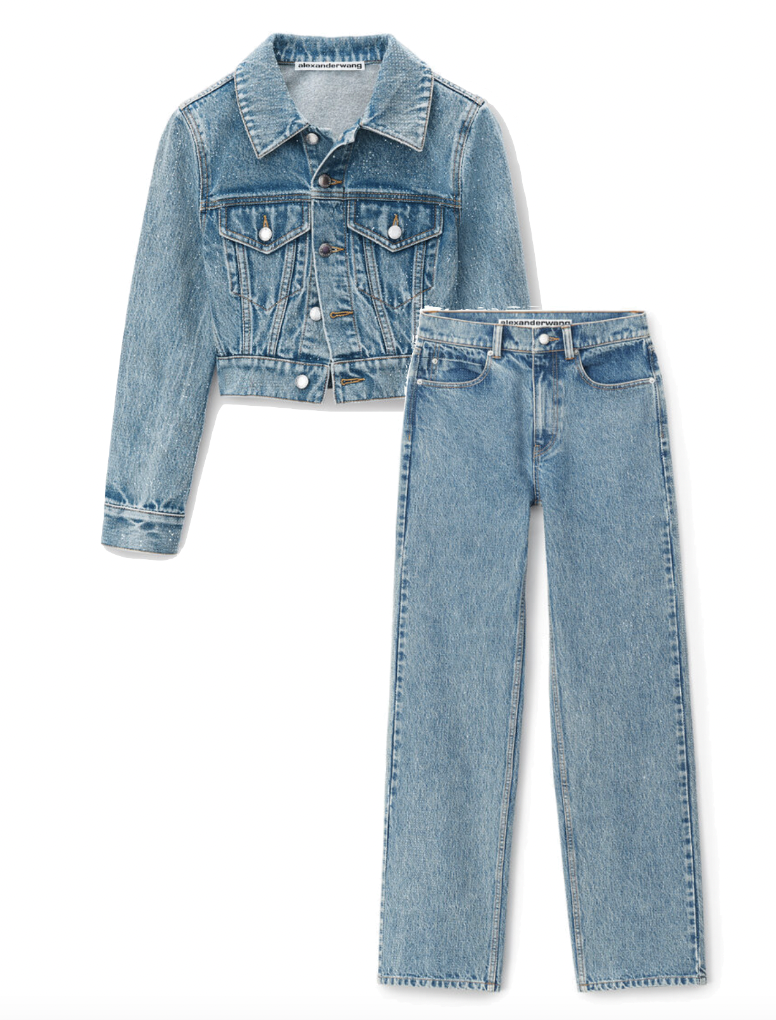 Lisa Hochsteins Straight Leg Jeans & Cropped Jacket