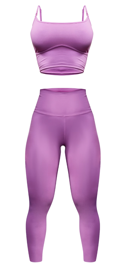Scheana Shay's Pink Sports Bra and Leggings