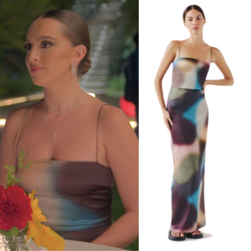 Alexia Umansky's Watercolor Maxi Dress Buying Beverly Hills