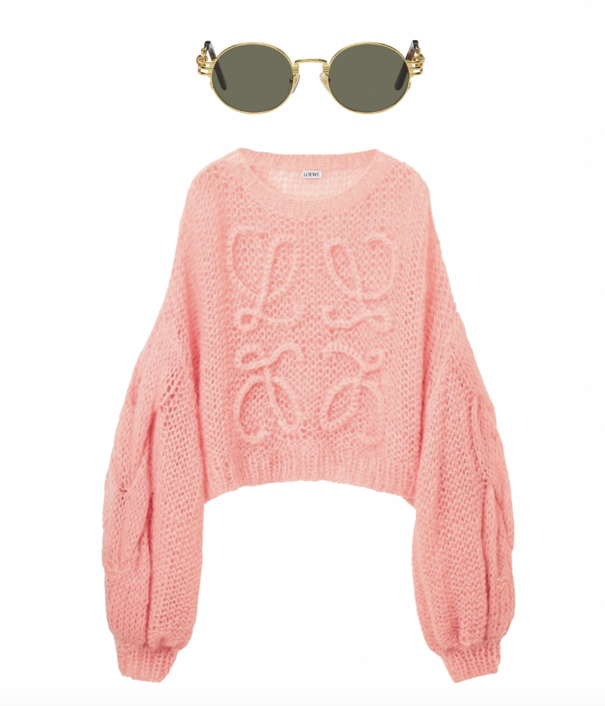 Caroline Stanbury's Pink Sweater