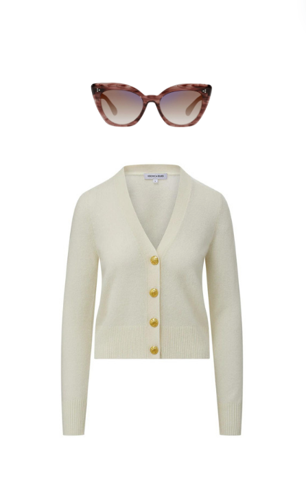 Erin Lichy's Ivory Cardigan