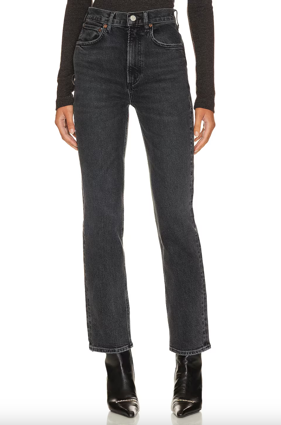 Kristin Cavallari's Grey Straight Leg Jeans