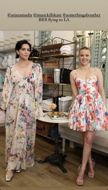 Katie Maloney and Ariana Madix Floral Madix Floral Dresses