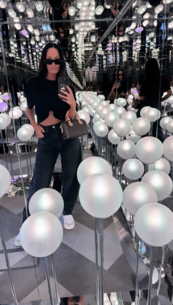 Lisa Barlow's Black Short Sleeve Tee