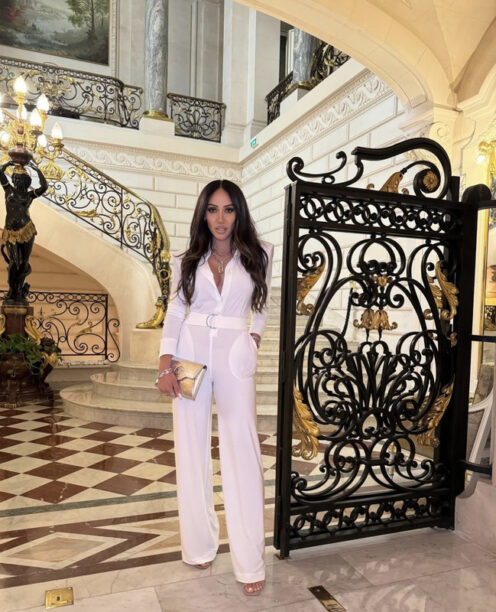 Melissa Gorga's White Jumpsuit