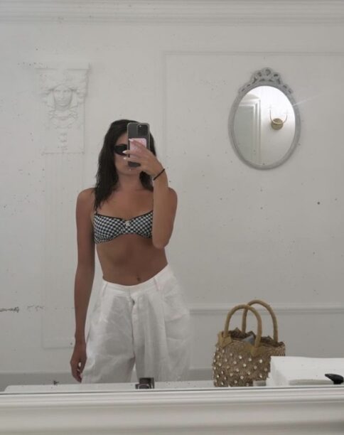 Paige DeSorbo's Gingham Bikini Top